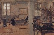 Edouard Vuillard In a room Sweden oil painting artist